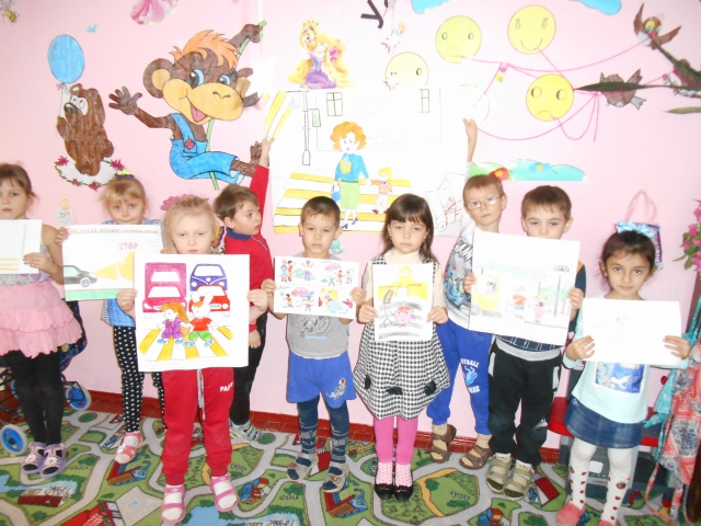 Конкурс рисунков "Бозопасный путь в детский сад"